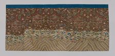 Panel (Dress Fabric), China, Qing dynasty (1644-1911), 1750/1800. Creator: Unknown