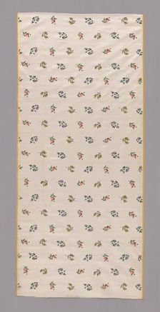 Panel (Dress Fabric), China, Qing dynasty (1644-1911), 1776/1800. Creator: Unknown