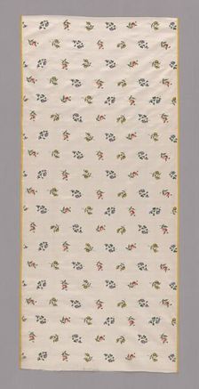 Panel (Dress Fabric), China, Qing dynasty (1644-1911), 1776/1800. Creator: Unknown