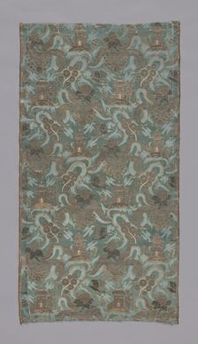 Panel (Dress Fabric), China, Qing dynasty (1644-1911), 1701/1800. Creator: Unknown