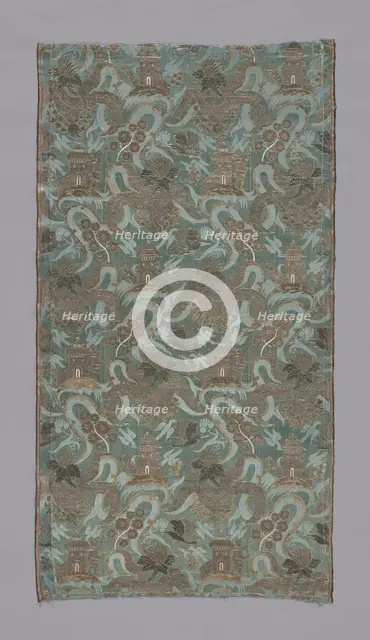 Panel (Dress Fabric), China, Qing dynasty (1644-1911), 1701/1800. Creator: Unknown.