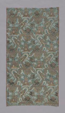 Panel (Dress Fabric), China, Qing dynasty (1644-1911), 1701/1800. Creator: Unknown
