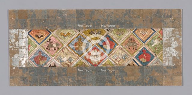Panel (Dress Fabric), China, Qing dynasty (1644-1911), 1875/1900. Creator: Unknown.