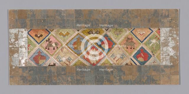 Panel (Dress Fabric), China, Qing dynasty (1644-1911), 1875/1900. Creator: Unknown.