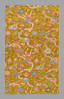 Panel (Dress Fabric), China, Qing dynasty (1644-1911), Mid-18th century. Creator: Unknown
