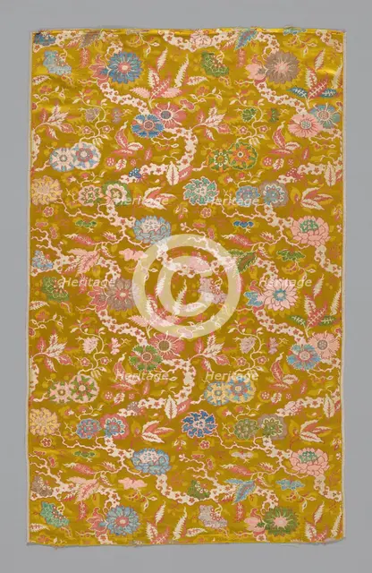Panel (Dress Fabric), China, Qing dynasty (1644-1911), Mid-18th century. Creator: Unknown.