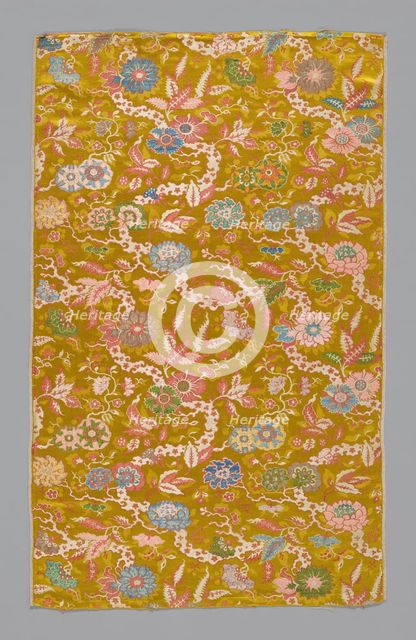 Panel (Dress Fabric), China, Qing dynasty (1644-1911), Mid-18th century. Creator: Unknown.