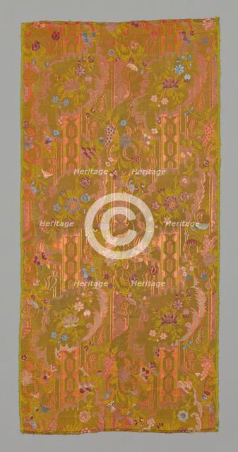 Panel (Dress Fabric), France, 1700/10. Creator: Unknown.