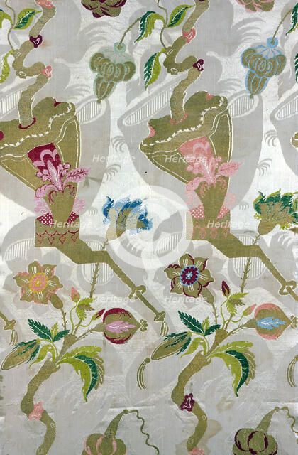Panel (Dress Fabric), France, 1703/05. Creator: Unknown.