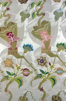 Panel (Dress Fabric), France, 1703/05. Creator: Unknown
