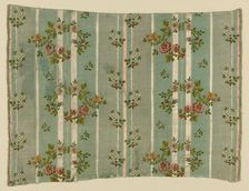 Panel (Dress Fabric), France, 1775/1800. Creator: Unknown