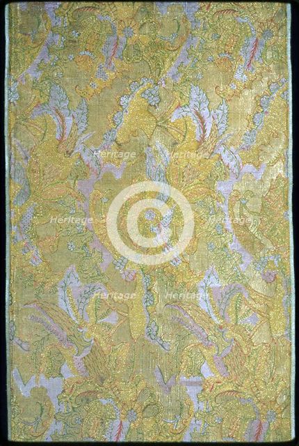 Panel (Dress Fabric), France, c. 1718/19. Creator: Unknown.