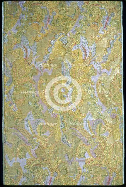 Panel (Dress Fabric), France, c. 1718/19. Creator: Unknown.