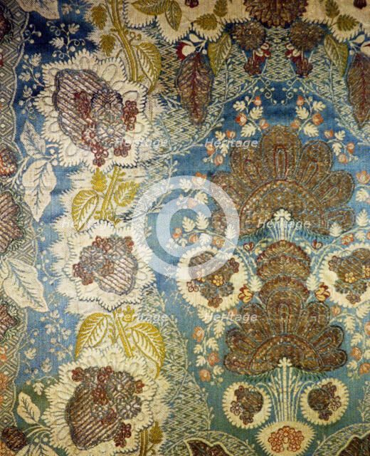 Panel (Dress Fabric), France, c. 1725. Creator: Unknown.