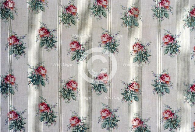 Panel (Dress Fabric), France, c. 1850. Creator: Unknown.