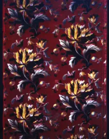 Panel (Dress Fabric), France, c. 1885. Creator: Unknown