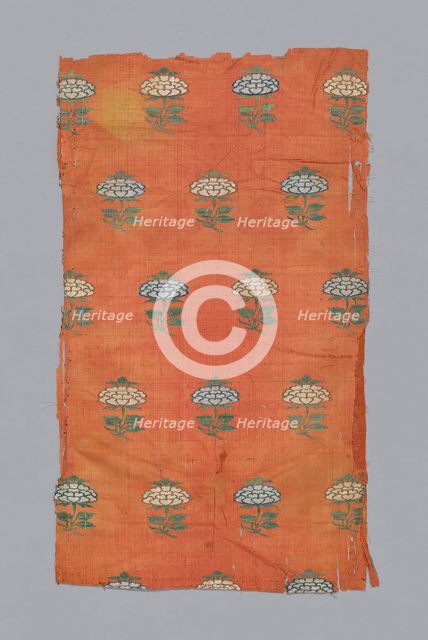 Panel (Dress Fabric), Iran, 1625/75. Creator: Unknown.
