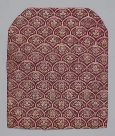 Panel (Dress Fabric), Iran, 18th century. Creator: Unknown