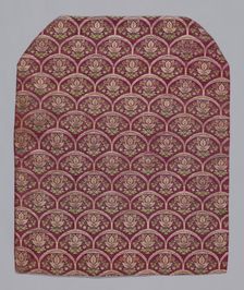 Panel (Dress Fabric), Iran, 18th century. Creator: Unknown