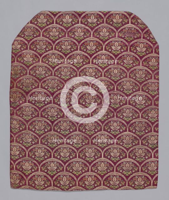 Panel (Dress Fabric), Iran, 18th century. Creator: Unknown.