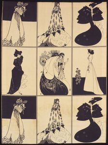 Panel, England, 1901/25, Reproductions (Originals 1894/95). Creator: Unknown