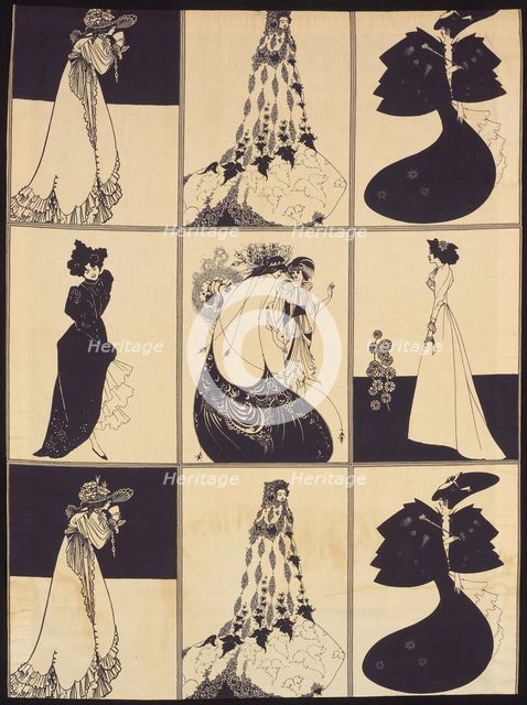 Panel, England, 1901/25, Reproductions (Originals 1894/95). Creator: Unknown.