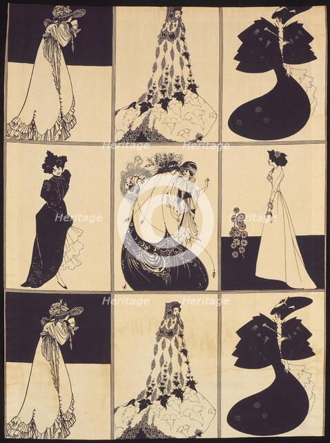 Panel, England, 1901/25, Reproductions (Originals 1894/95). Creator: Unknown.