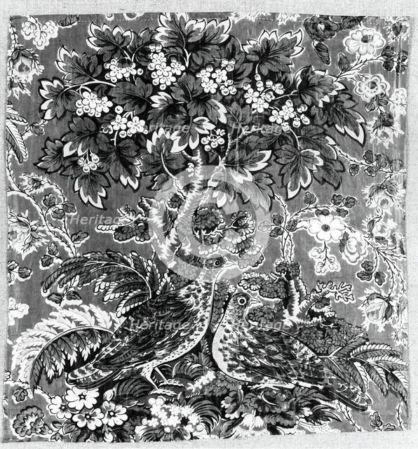 Panel, England, c. 1815. Creator: Bannister Hall Print Works.