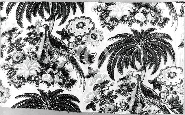 Panel, England, c. 1815. Creator: Bannister Hall Print Works.