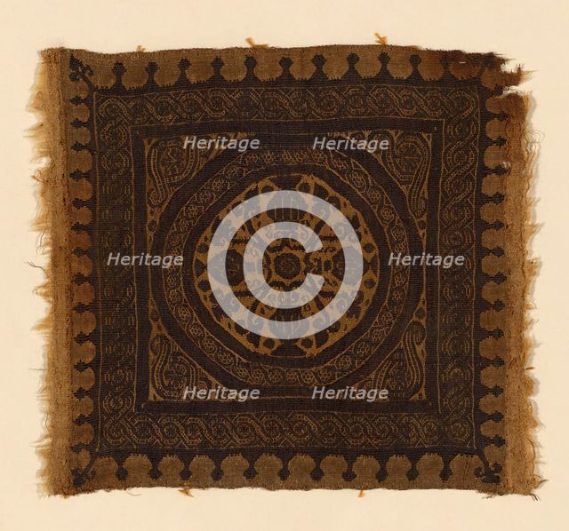 Panel, Egypt, Roman period (30 B.C.- 641 A.D.), 4th/5th century. Creator: Unknown.