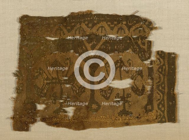 Panel, Egypt, Roman period (30 B.C.- 641 A.D.), 5th/6th century. Creator: Unknown.