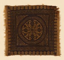 Panel, Egypt, Roman period (30 B.C.- 641 A.D.), 4th/5th century. Creator: Unknown