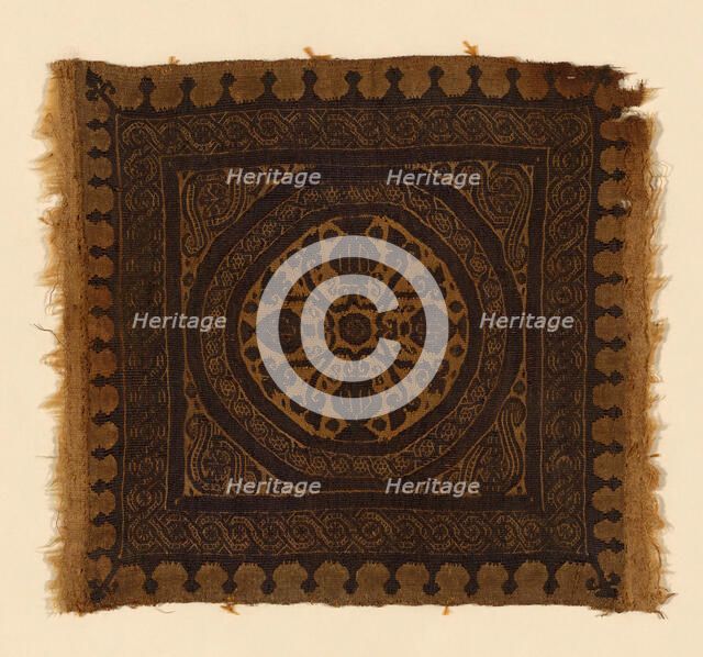 Panel, Egypt, Roman period (30 B.C.- 641 A.D.), 4th/5th century. Creator: Unknown.