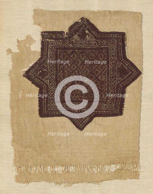 Panel, Egypt, Roman period (30 B.C.- 641 A.D.), 4th/6th century. Creator: Unknown.