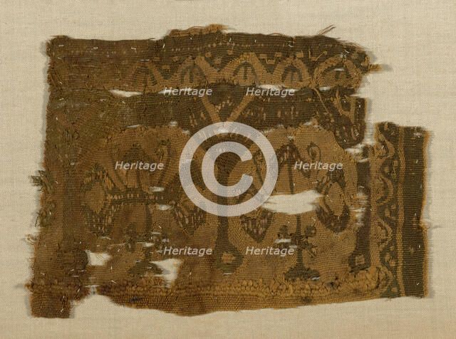 Panel, Egypt, Roman period (30 B.C.- 641 A.D.), 5th/6th century. Creator: Unknown.