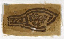 Panel, Egypt, Roman period (30 B.C.- 641 A.D.), 5th/6th century. Creator: Unknown