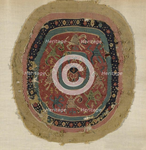 Panel, Egypt, Roman period (30 B.C.- 641 A.D.), 3th/5th century. Creator: Unknown.