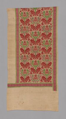 Panel (For a Bed Curtain), Greece, 17th/18th century. Creator: Unknown