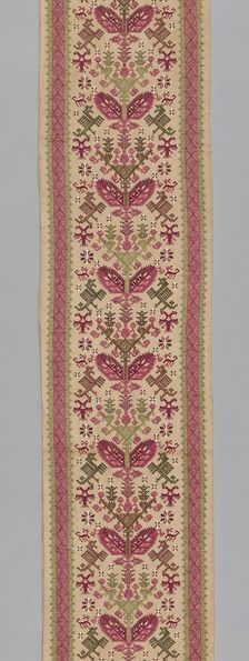 Panel (For a Bed Curtain), Pátmos, 17th century. Creator: Unknown