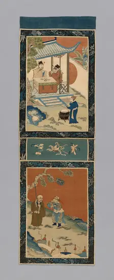 Panel (For a Screen), China, Qing dynasty (1644-1911), 1875/1900. Creator: Unknown
