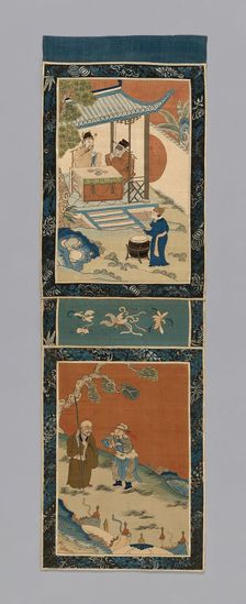 Panel (For a Screen), China, Qing dynasty (1644-1911), 1875/1900. Creator: Unknown