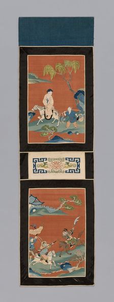 Panel (For a Screen), China, Qing dynasty (1644-1911), 1875/1900. Creator: Unknown