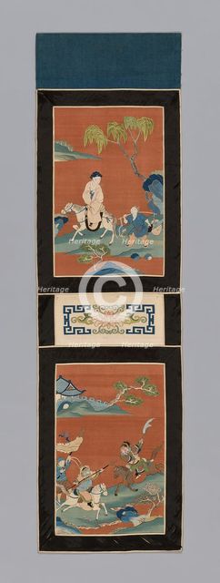 Panel (For a Screen), China, Qing dynasty (1644-1911), 1875/1900. Creator: Unknown.