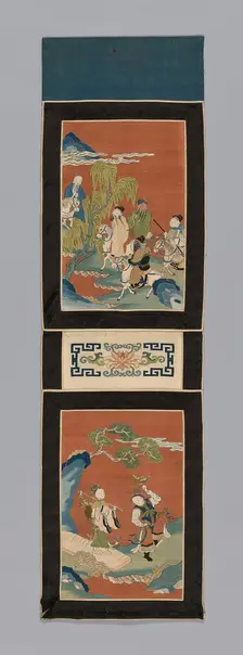 Panel (For a Screen), China, Qing dynasty (1644-1911), 1875/1900. Creator: Unknown