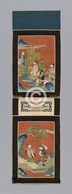 Panel (For a Screen), China, Qing dynasty (1644-1911), 1875/1900. Creator: Unknown.