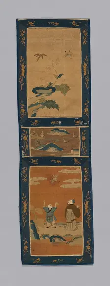 Panel (For a Screen), China, Qing dynasty (1644-1911), 1875/1900. Creator: Unknown