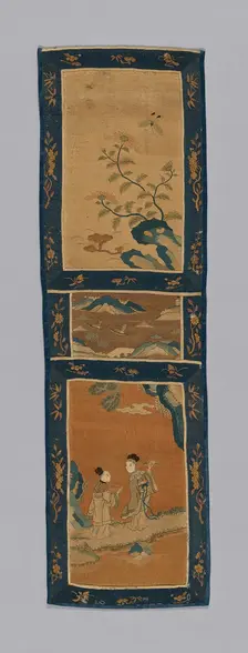 Panel (For a Screen), China, Qing dynasty (1644-1911), 1875/1900. Creator: Unknown