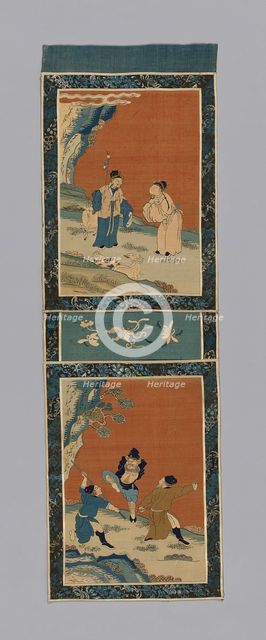 Panel (For a Screen), China, Qing dynasty (1644-1911), 1875/1900. Creator: Unknown.