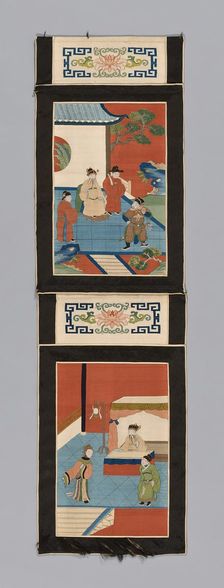 Panel (For a Screen), China, Qing dynasty (1644-1911), 1875/1900. Creator: Unknown