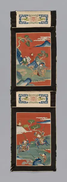 Panel (For a Screen), China, Qing dynasty (1644-1911), 1875/1900. Creator: Unknown